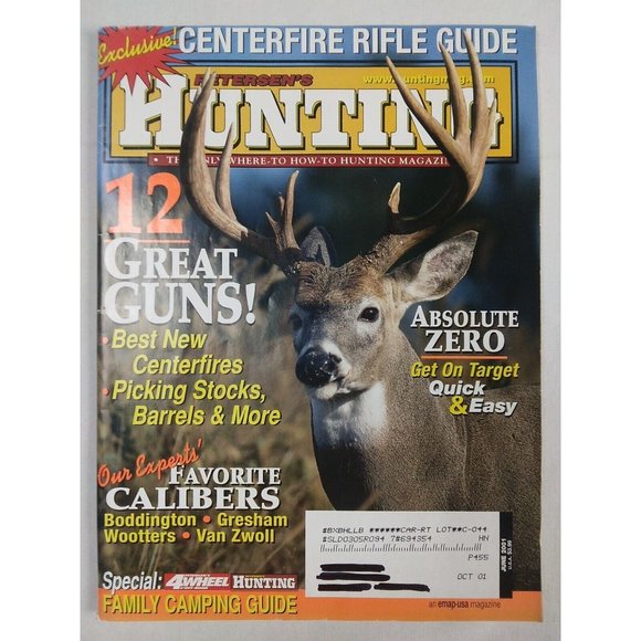Lot Of 2 Petersen's HUNTING Magazines June May 2001 12 Great Guns Pump Shotguns - Picture 3 of 3